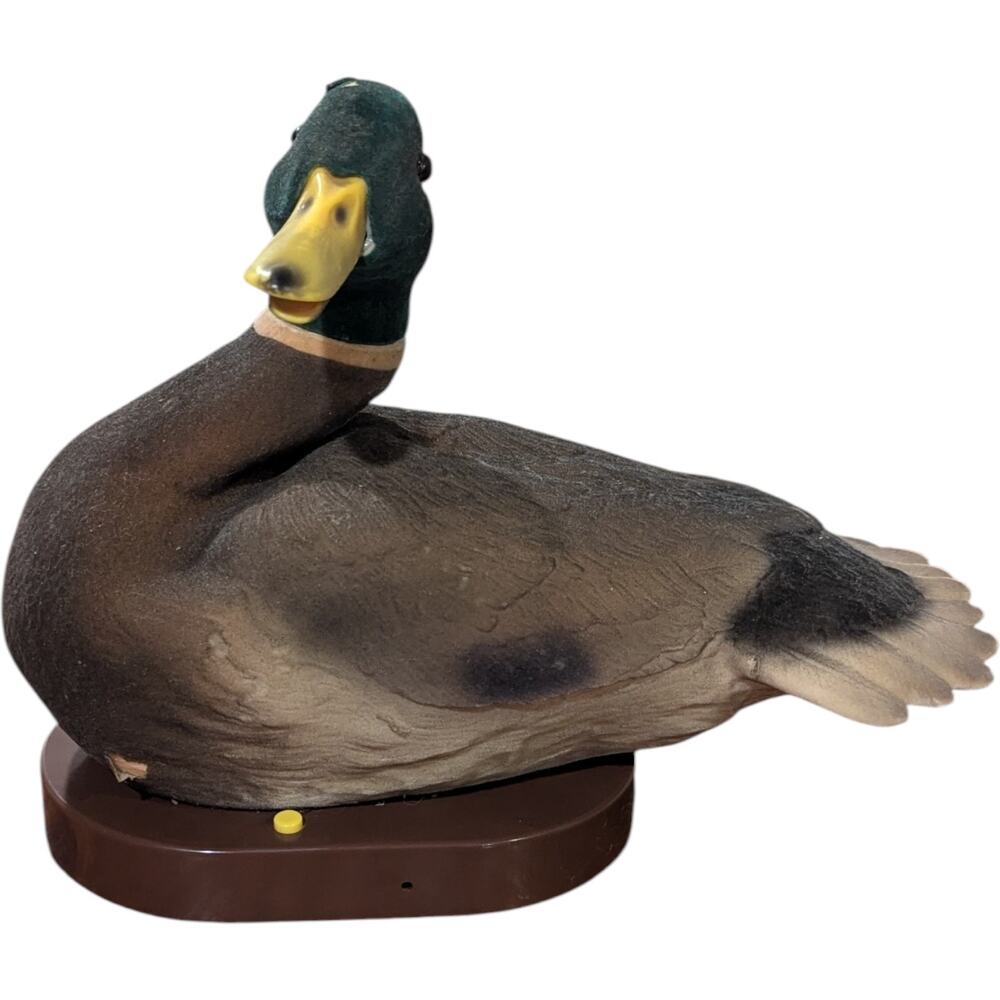 Decoy Roy Gemmy Realistic Singing Talking Mallard Duck Jokes Works Vintage